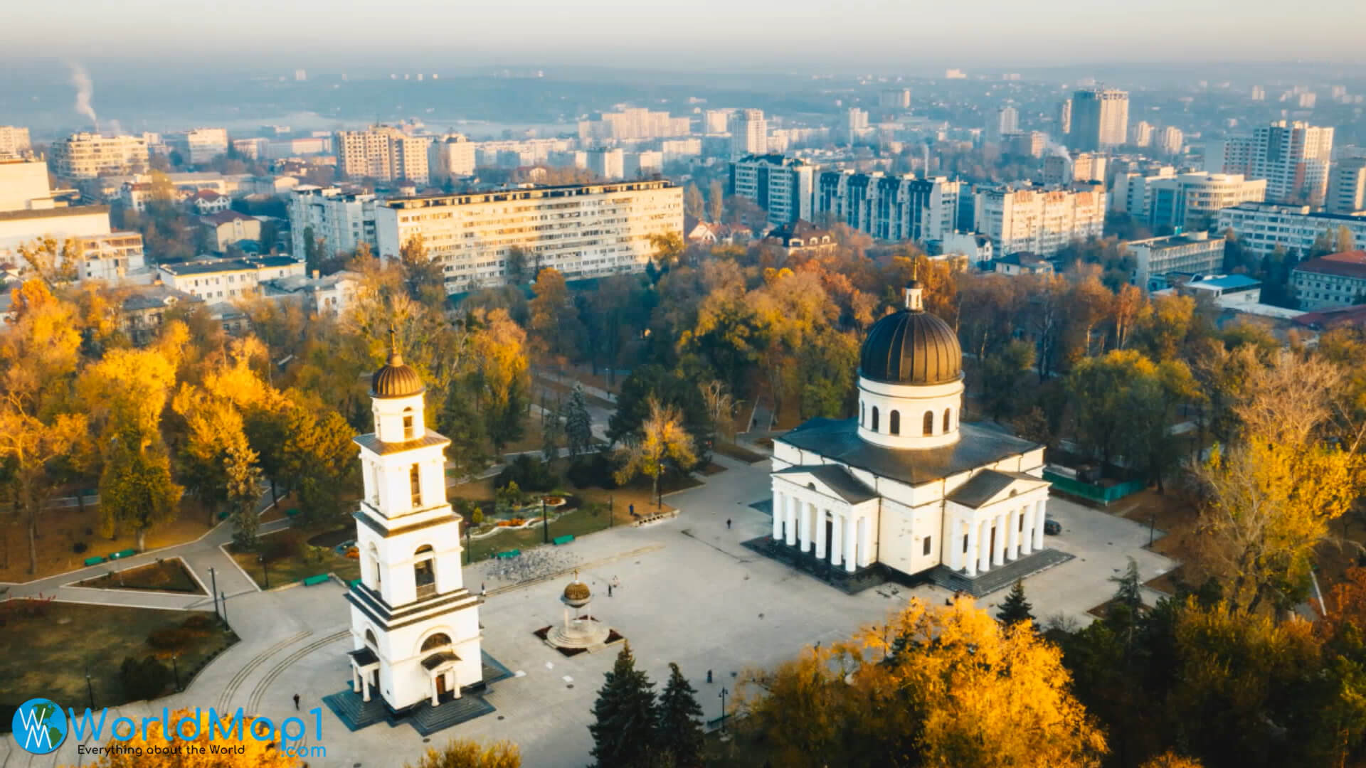 Chisinau City Center in Moldova